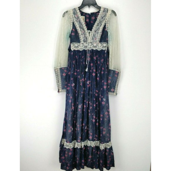 Gunne Sax | Dresses | Vtg 7s Gunne Sax Size S Jessica San ...